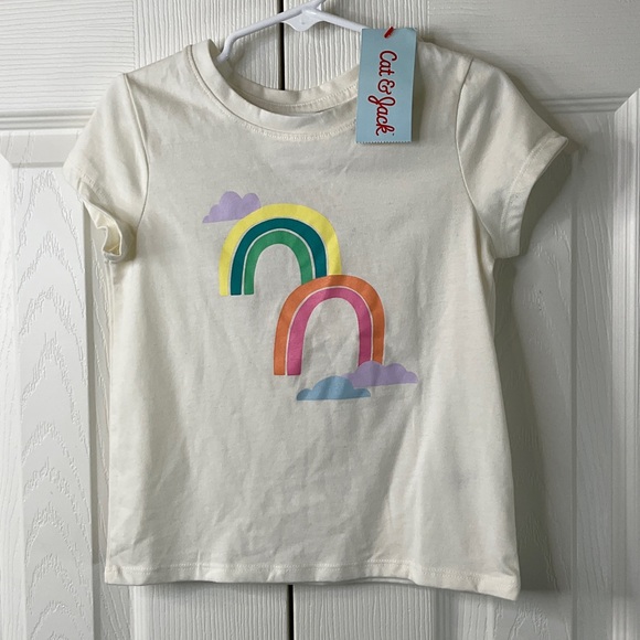 Cat & Jack - Girl's Graphic Tee Size 4T - Picture 1 of 7